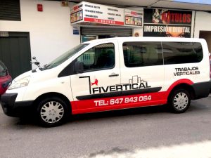 Furgoneta Fivertical - Rotulación