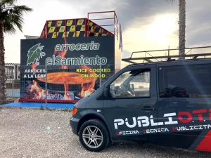 Cartel de arrocería El Sarmiento - Cartelería Vega Baja